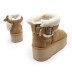 Женские угги на платформе Ugg Mini Platform Strap Chestnut