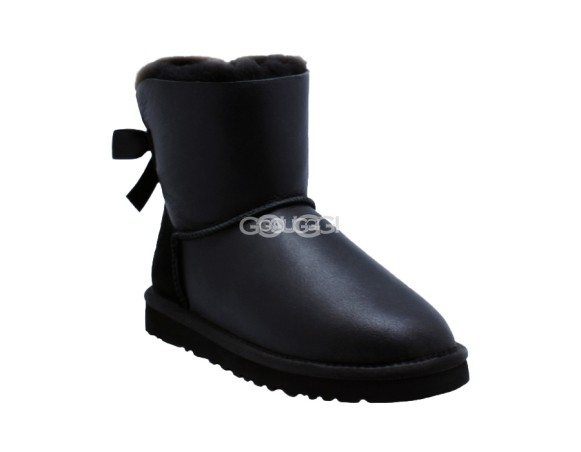 Mini Bailey Bow Metallic Black