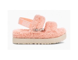 Oh Fluffita Slide Pink Dusk