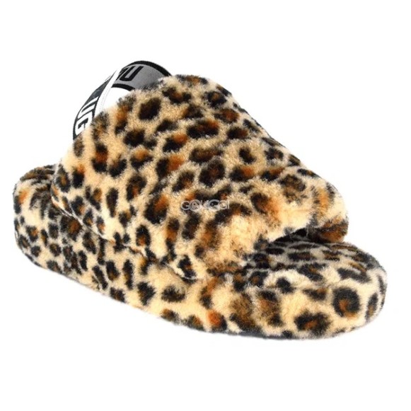 Ugg Fluff Yeah Slide Leopard