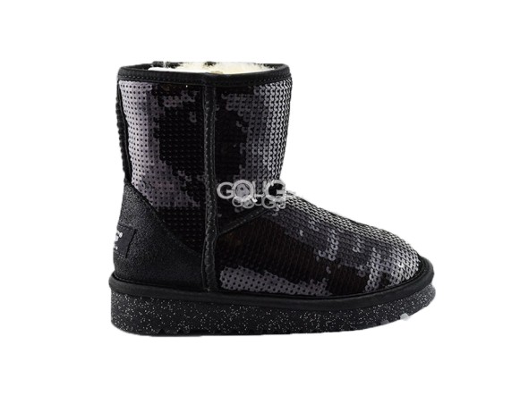 Kids Classic Short Sparkles Black