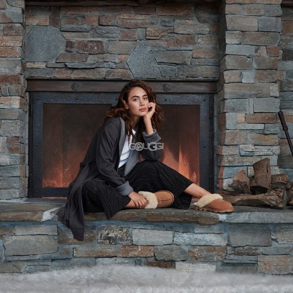 Тапочки UGG Slippers Scufette Сhestnut