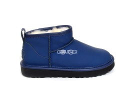 Ultra mini Leather Deep Navy