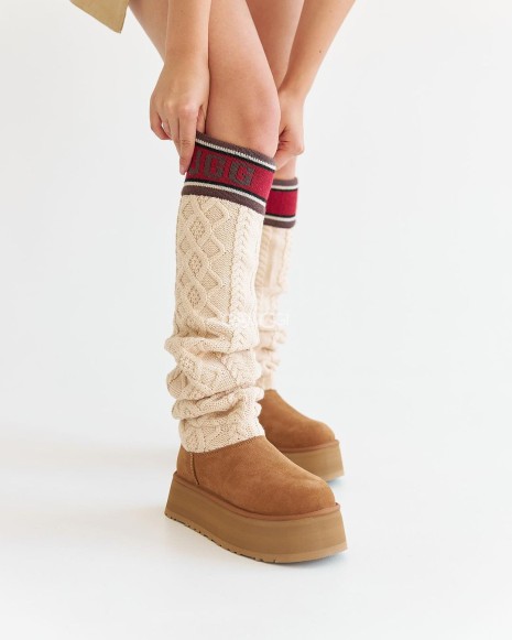 Ugg Classic Sweater Letter Chestnut
