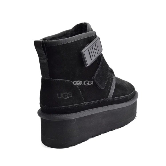 Ugg Classic Short Suede Platform Black