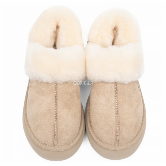 Женские тапочки Ugg Slippers Disquette Sand